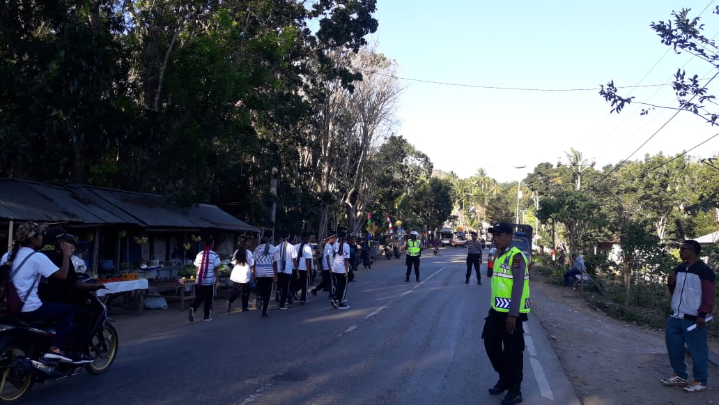 Dukung Kegiatan Masyarakat, Polsek Insana Laksanakan Pengamanan