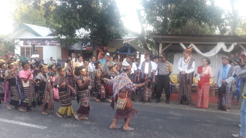 Laksanakan Pengamanan, Ipda Daka “Festival Budaya Sufa Ka'u Sonaf Maubesi Punya Daya Tarik”