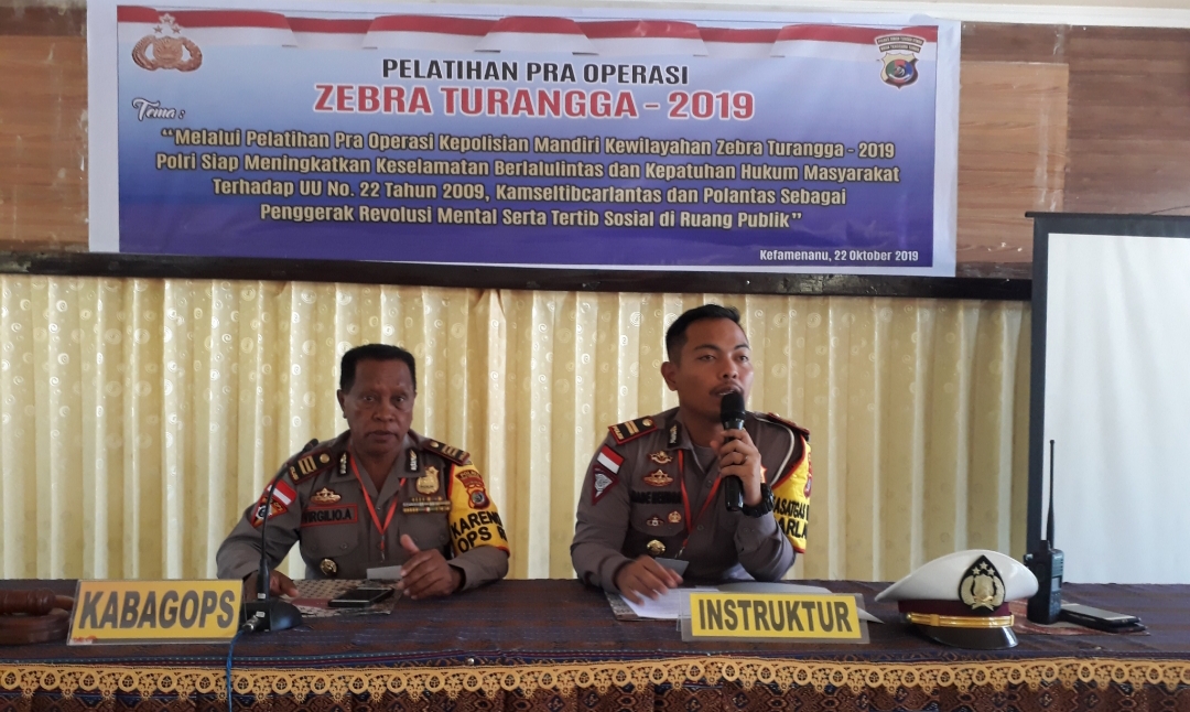 Mantapkan Kesiapan, Polres TTU Gelar Lat Pra Ops Zebra Turangga 2019