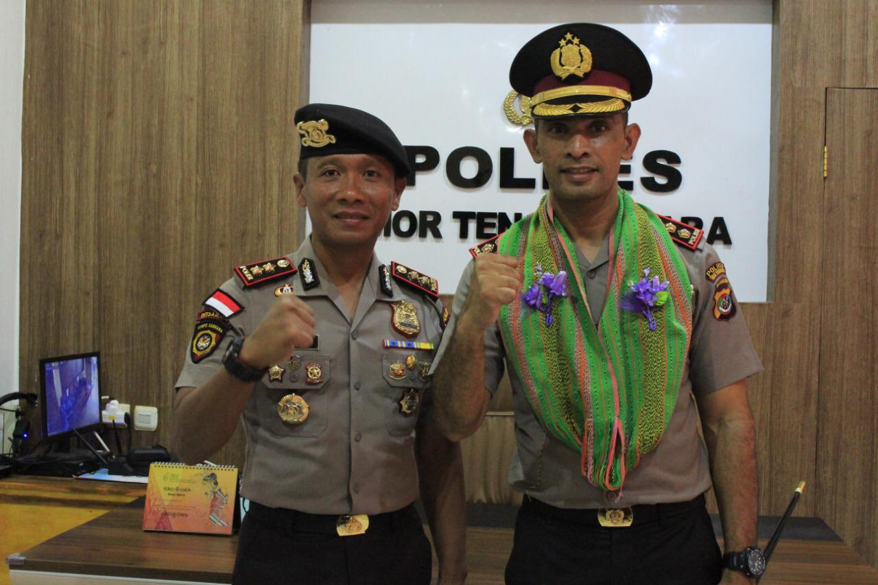 Polres TTU Gelar Farewell Parade Kapolres TTU