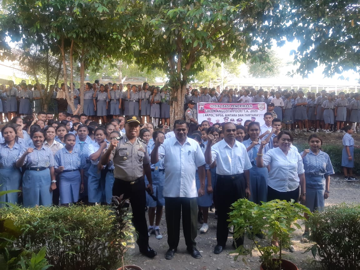 Bagsumda Polres TTU Laksanakan Sosialisasi Penerimaan Anggota Polri