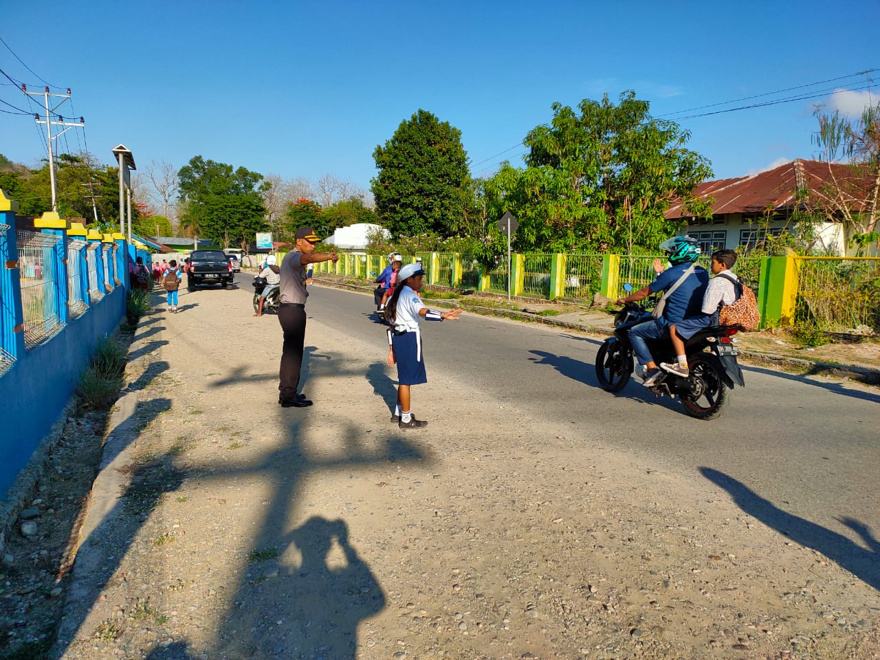 BERIKAN RASA AMAN, KAPOLRES TTU TURUN LANGSUNG KE LAPANGAN