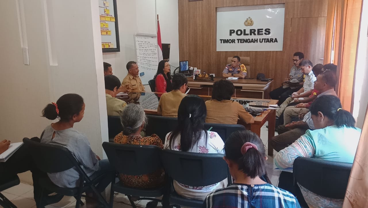 Bahas Kasus Kekerasan Seksual, Kapolres TTU Dialog Dengan Yabiku NTT