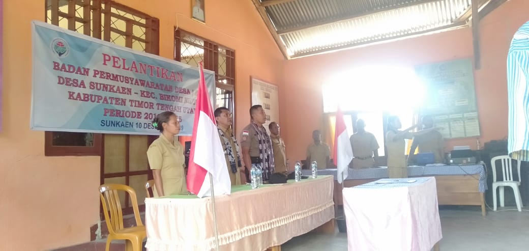 Hadiri Pelantikan BPD, Ipda Wayan Imbau Junjung Selalu Nilai Pancasila