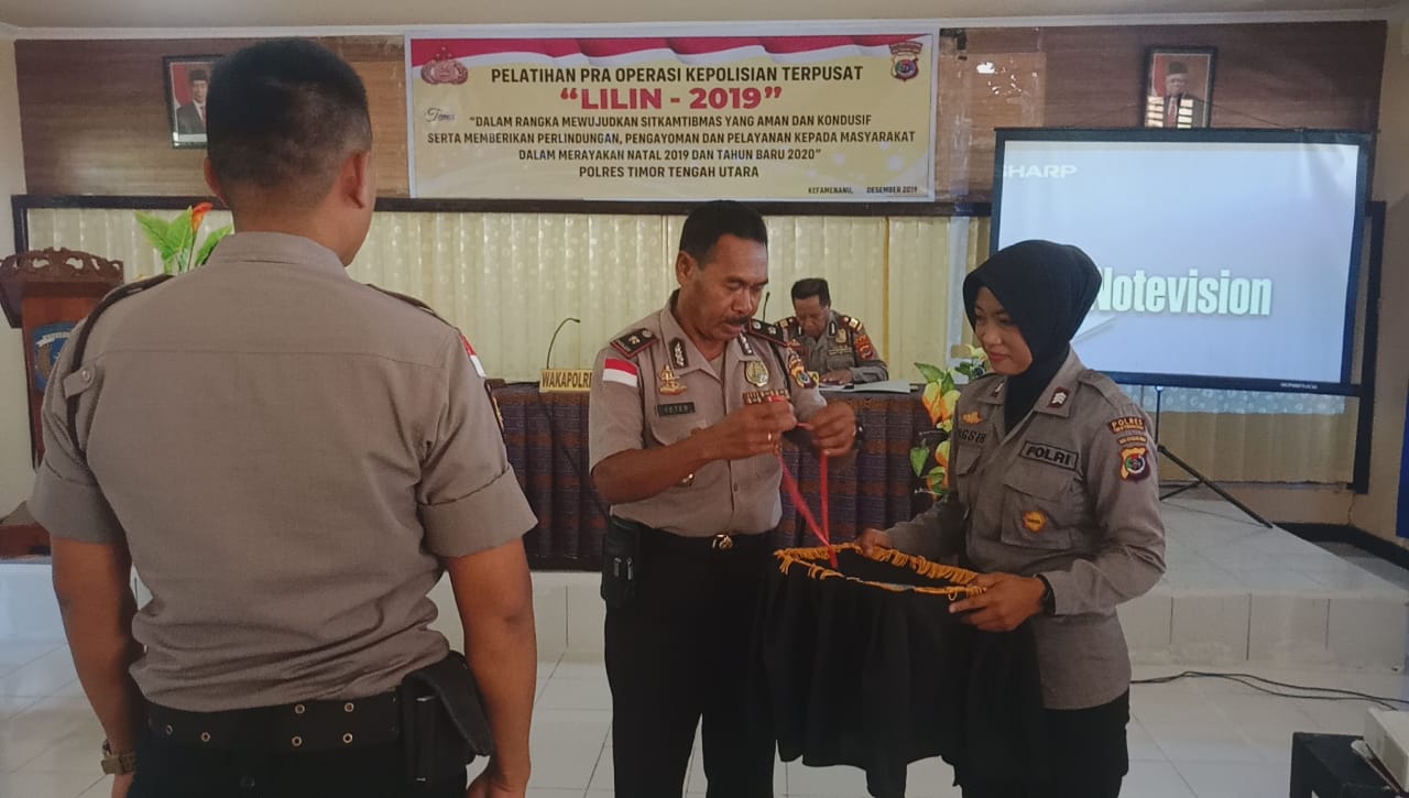 Jelang Perayaan Natal dan Tahun Baru, Polres TTU Laksanakan Latpra Ops Lilin 2019