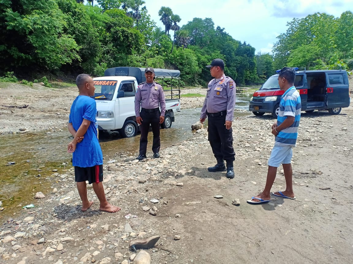 Musim Hujan Tiba, Sat Binmas Polres TTU Sampaikan Imbauan Kamtibmas